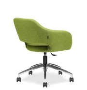 Nibia Lounge Chair - Swivel Base with Casters - Molecule Design-Online 