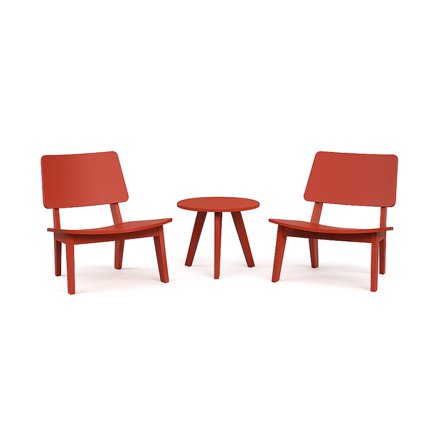 Lago Lounge Chair and Satellite End Table Bundle