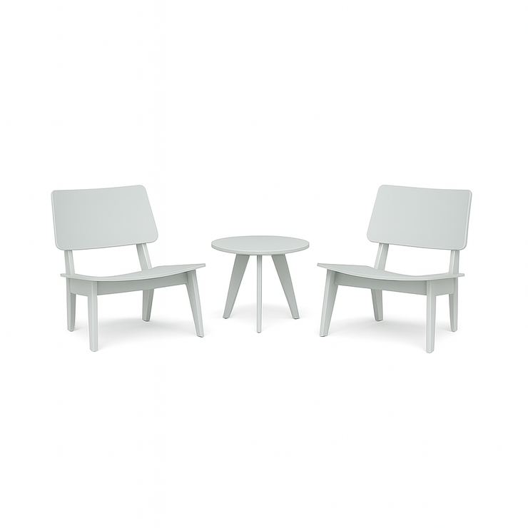 Lago Lounge Chair and Satellite End Table Bundle