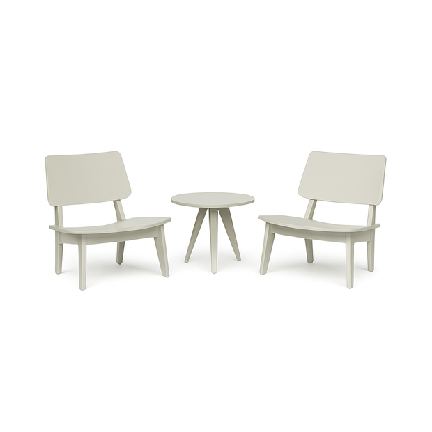 Lago Lounge Chair and Satellite End Table Bundle