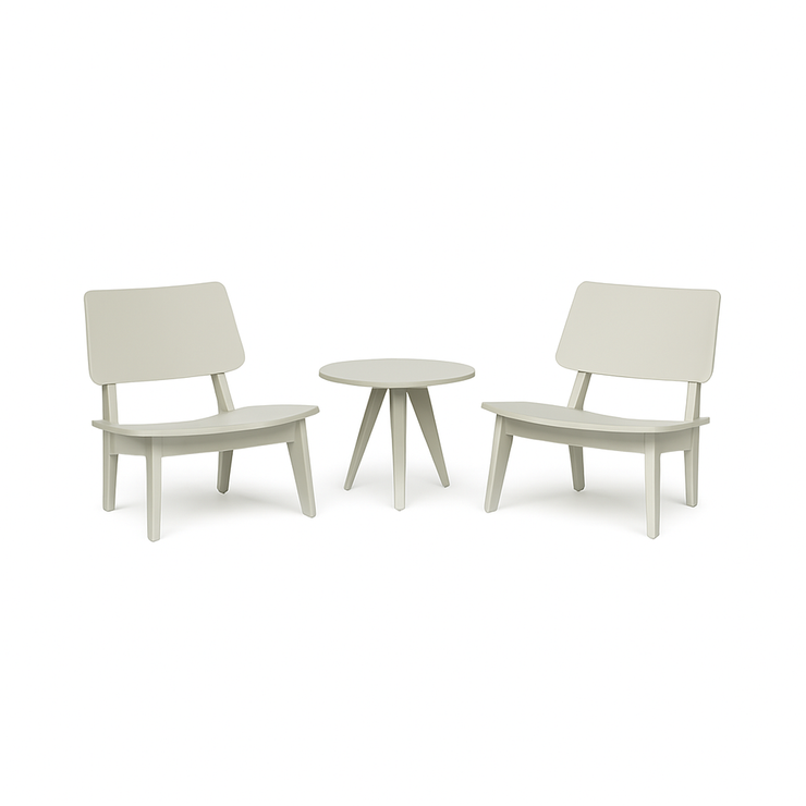 Lago Lounge Chair and Satellite End Table Bundle
