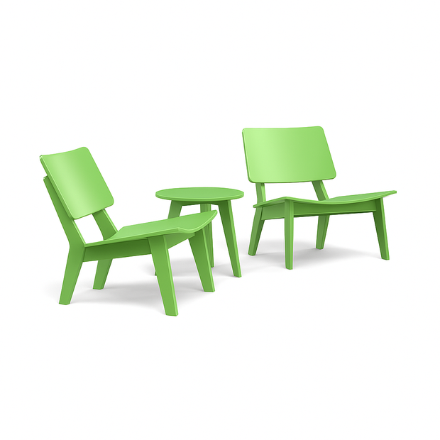 Lago Lounge Chair and Satellite End Table Bundle