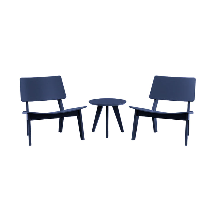 Lago Lounge Chair and Satellite End Table Bundle