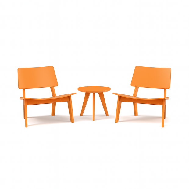 Lago Lounge Chair and Satellite End Table Bundle