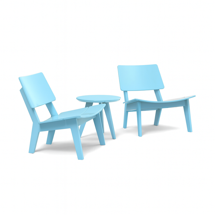 Lago Lounge Chair and Satellite End Table Bundle