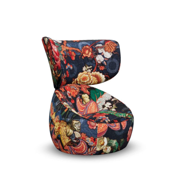 Hana Swivel Armchair - Molecule Design-Online 