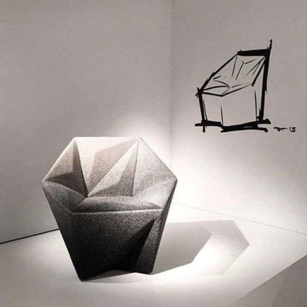 Gemma Small Armchair - Molecule Design-Online 