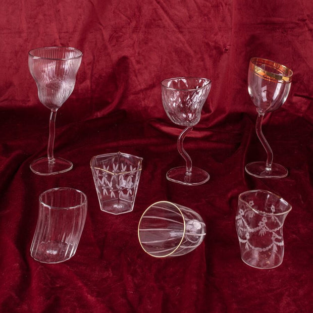 Classics on Acid Water Glass - Set of Four - Molecule Design-Online 