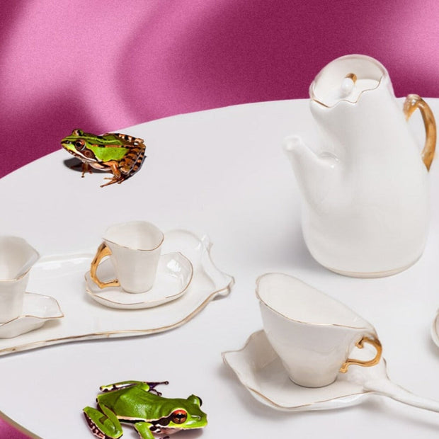 Meltdown - Porcelain Teapot