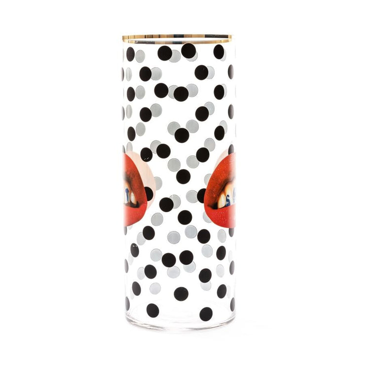 Toiletpaper - Cylindrical Glass Vase - Molecule Design-Online 