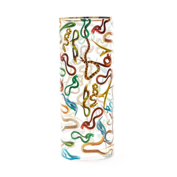 Toiletpaper - Cylindrical Glass Vase - Molecule Design-Online 