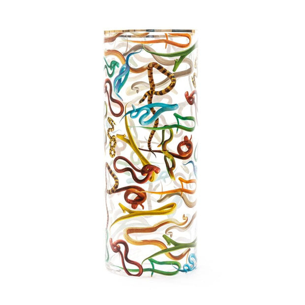 Toiletpaper - Cylindrical Glass Vase - Molecule Design-Online 