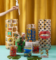 Toiletpaper - Cylindrical Glass Vase
