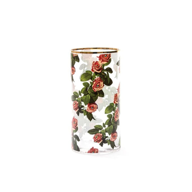 Toiletpaper - Cylindrical Glass Vase - Molecule Design-Online 