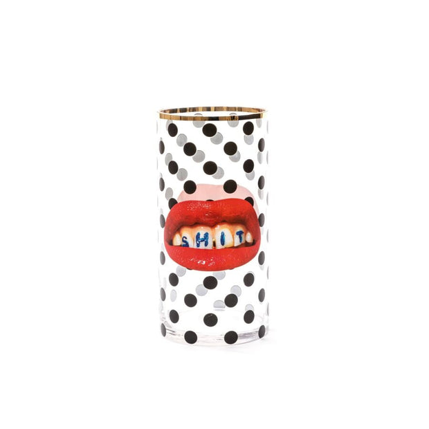 Toiletpaper - Cylindrical Glass Vase - Molecule Design-Online 