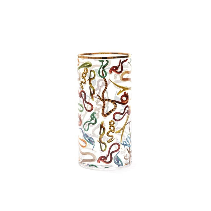 Toiletpaper - Cylindrical Glass Vase - Molecule Design-Online 