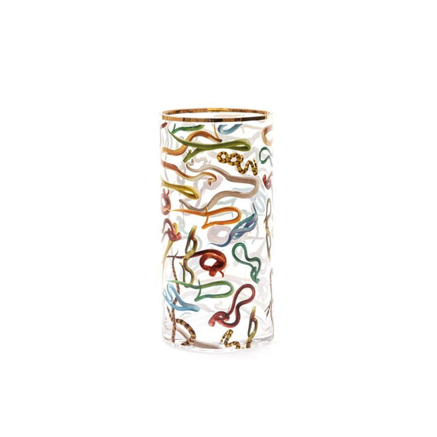 Toiletpaper - Cylindrical Glass Vase - Molecule Design-Online 