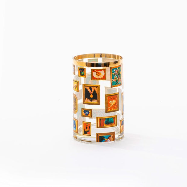 Toiletpaper - Cylindrical Glass Vase - Molecule Design-Online 