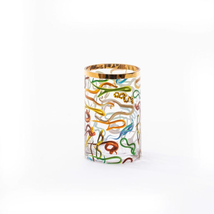 Toiletpaper - Cylindrical Glass Vase - Molecule Design-Online 