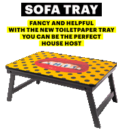 Toiletpaper - Sofa Tray - Molecule Design-Online 