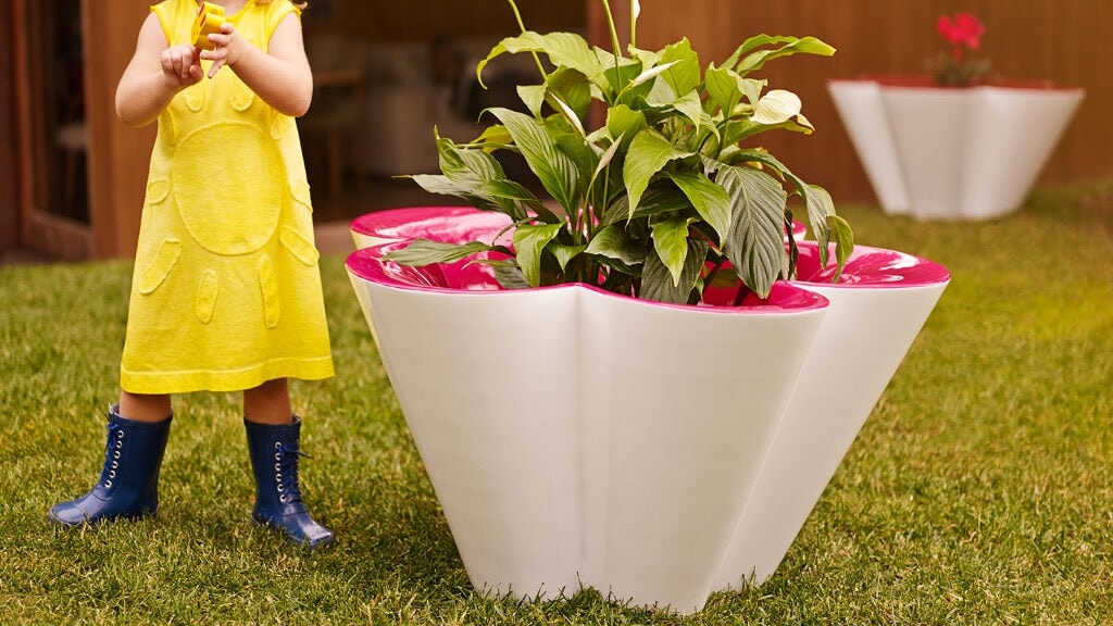 designer plastic plant pots Agatha Planter
