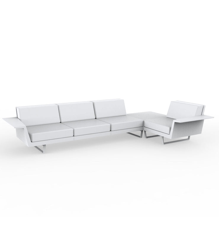 Delta Collection - Four Seat Corner Sofa - Molecule Design-Online 