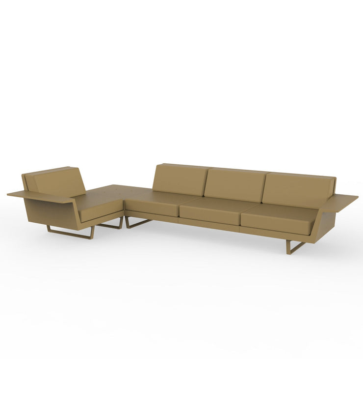 Delta Collection - Four Seat Corner Sofa - Molecule Design-Online 