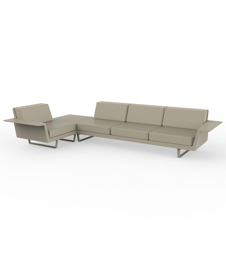 Delta Collection - Four Seat Corner Sofa - Molecule Design-Online 