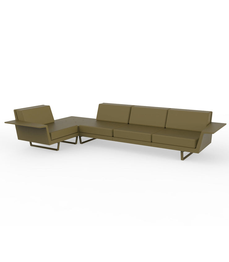 Delta Collection - Four Seat Corner Sofa - Molecule Design-Online 