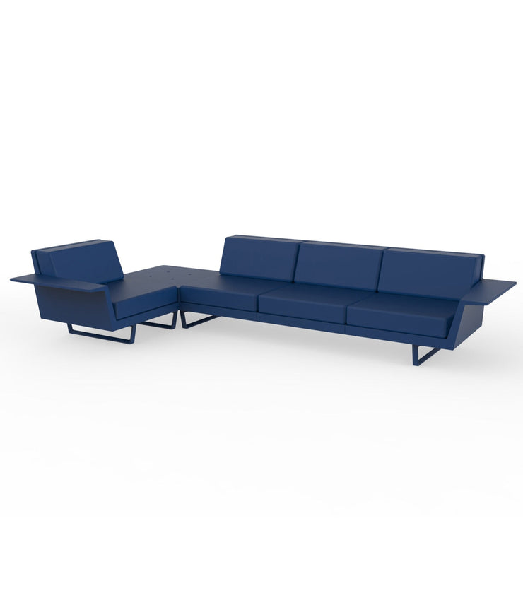 Delta Collection - Four Seat Corner Sofa - Molecule Design-Online 