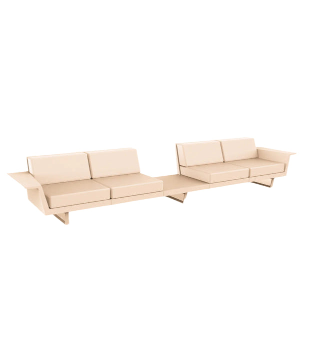 Delta Collection - Four Seat Sofa with Table