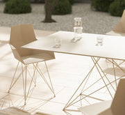 FAZ Table Stainless Steel Base 200