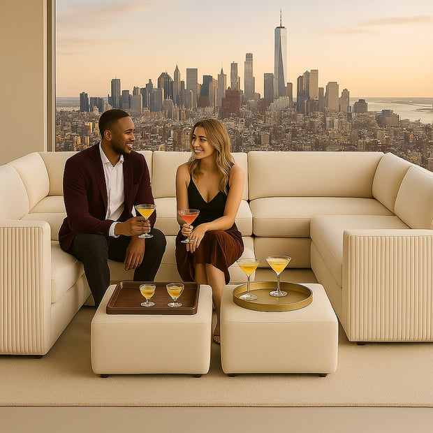 Gatsby Collection Modular Sofa - Left Corner