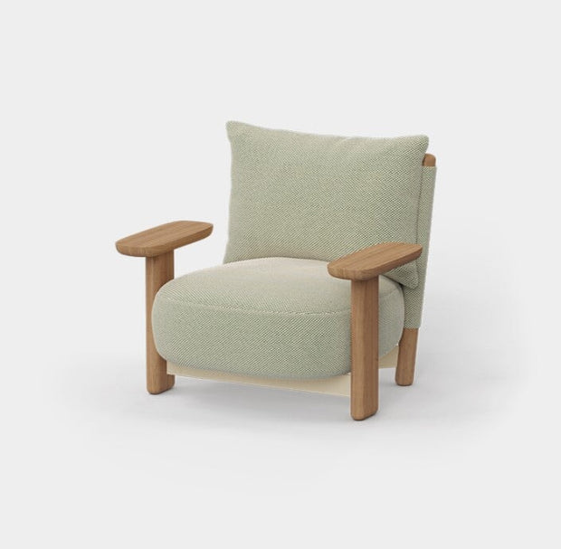 Milos - Wood Lounge Chair - Molecule Design-Online 