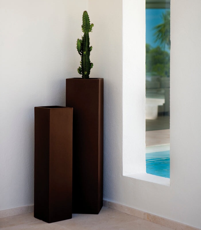 Square Tower Planter 35x35x100cm - Molecule Design-Online 