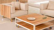 Vineyard Collection - Large Coffee Table with Wheels - Molecule Design-Online 