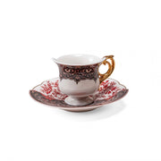 Hybrid Coffee Cups with Saucer - Set of 2 - Molecule Design-Online 