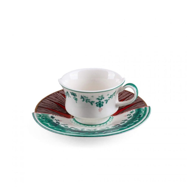 Hybrid Coffee Cups with Saucer - Set of 2 - Molecule Design-Online 