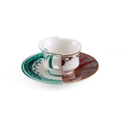 Hybrid Coffee Cups with Saucer - Set of 2 - Molecule Design-Online 