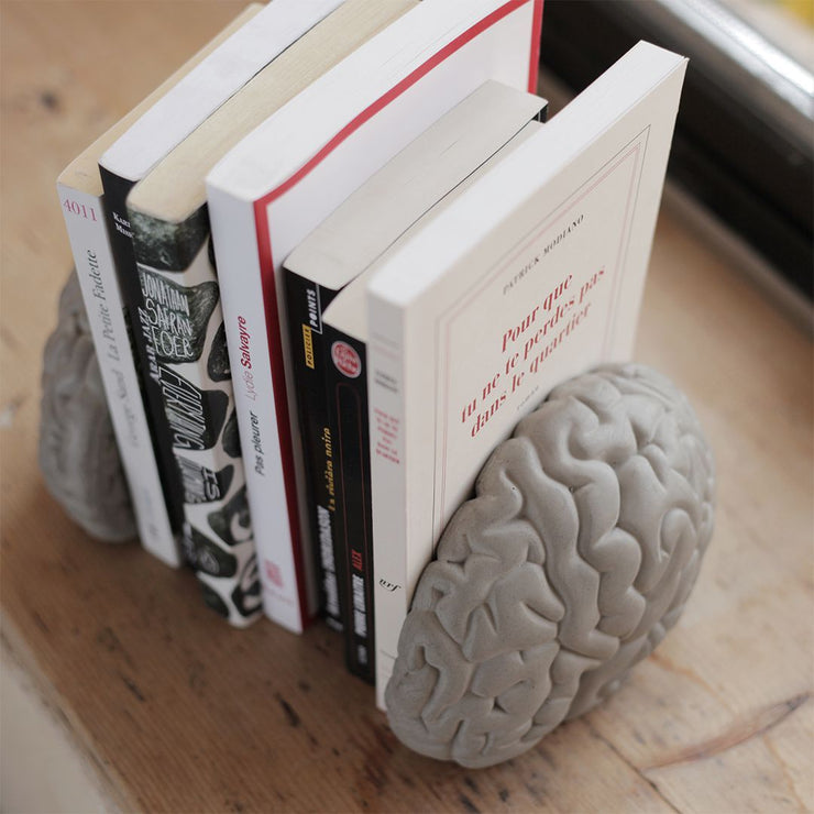 Low Tech - Grey Matters Book Ends - Molecule Design-Online 