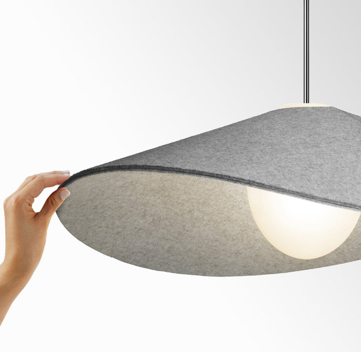 Bola Felt Pendant Lamp - Molecule Design-Online 