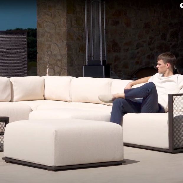 The Factory Collection Sectional Sofa - Ottoman - Molecule Design-Online 