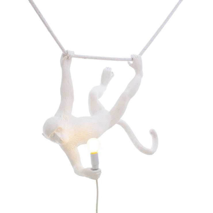 The Monkey Lamp Swing White - Molecule Design-Online 