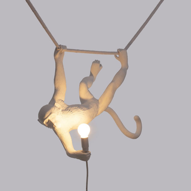 The Monkey Lamp Swing White - Molecule Design-Online 