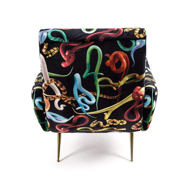 Toiletpaper - Snakes Armchair & Pouf - Molecule Design-Online 