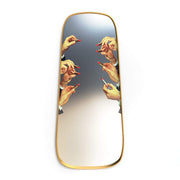 Toiletpaper - Mirror Gold Frame - Molecule Design-Online 