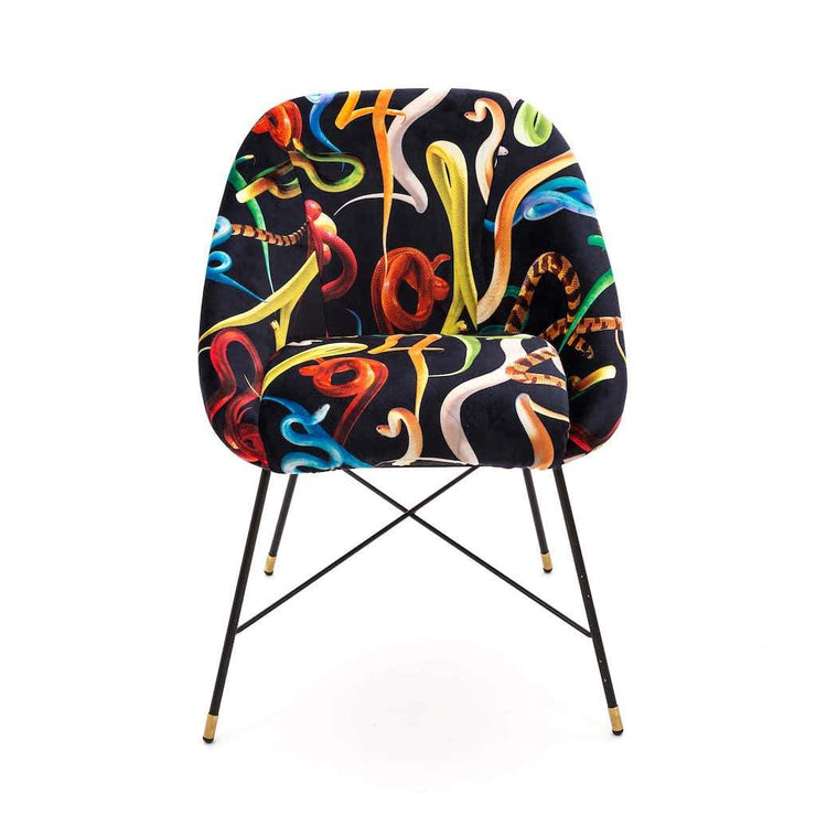 Toiletpaper - Snakes Padded Chair - Molecule Design-Online 