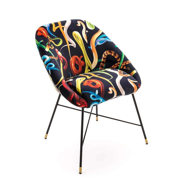 Toiletpaper - Snakes Padded Chair - Molecule Design-Online 