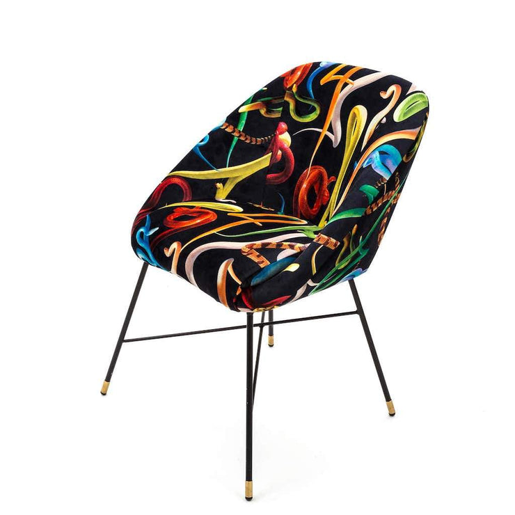 Toiletpaper - Snakes Padded Chair - Molecule Design-Online 