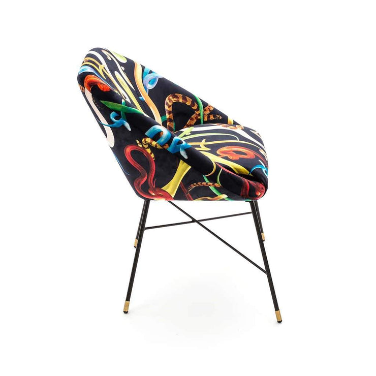 Toiletpaper - Snakes Padded Chair - Molecule Design-Online 